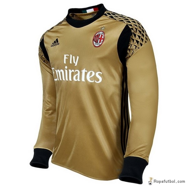 Camiseta AC Milan ML Portero 2016/17 Oro